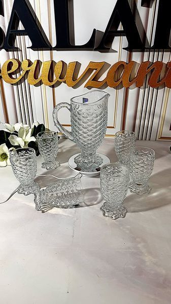 Набор для напитков Vintage (Винтаж) &ndash; кувшин 1 л + 6 стаканов 300 мл SAL-000210 фото